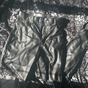 Abercrombie & Fitch Curve Love Leather Pants 27S